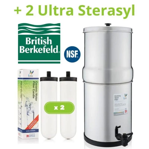 British Berkefeld® 6 Litres Inox & Ultra Sterasyl