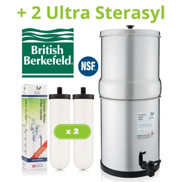 British Berkefeld® 12 Litres Inox & Ultra Sterasyl